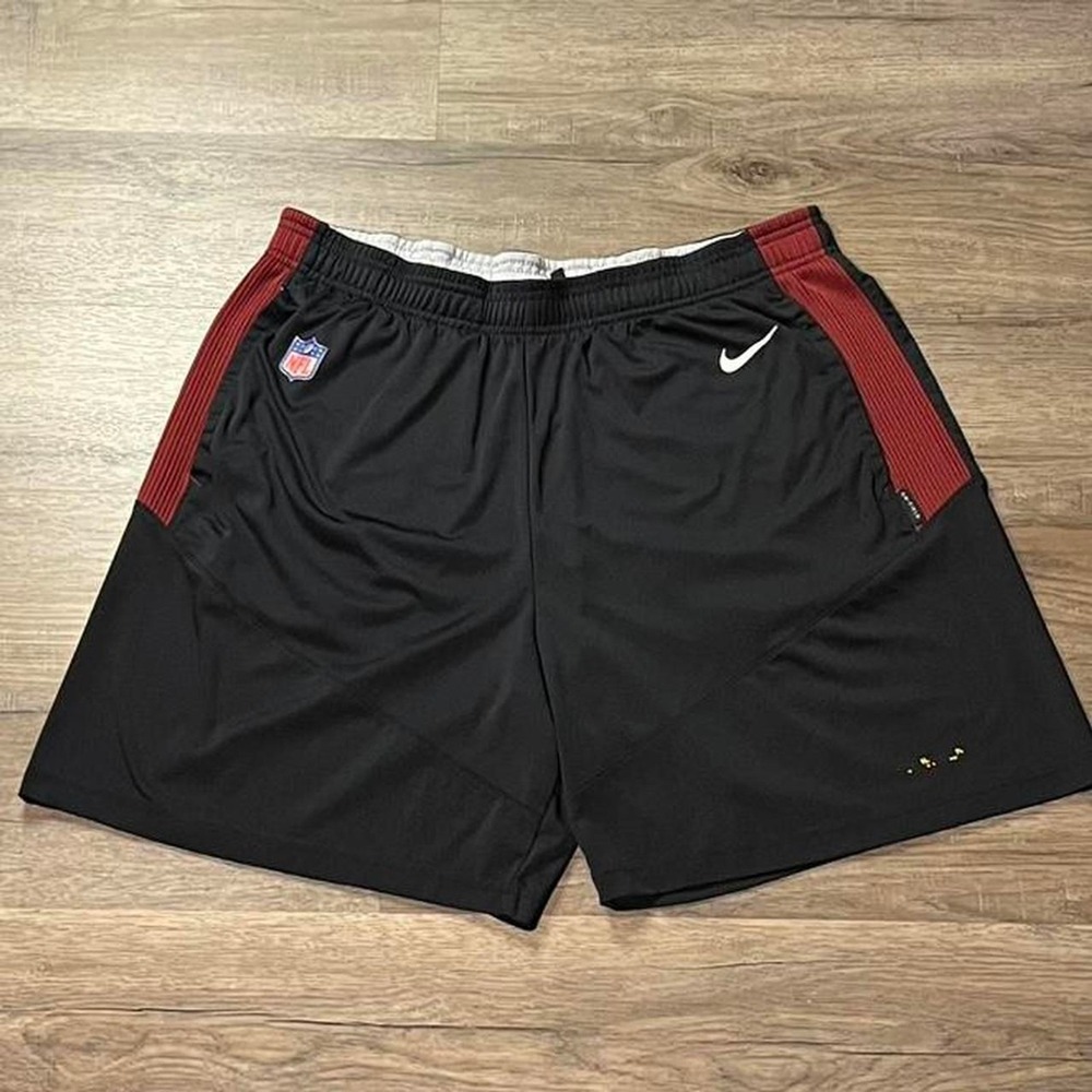 Nike NFL Apparel Black Dri-Fit Retro Sportswear Running Shorts size large